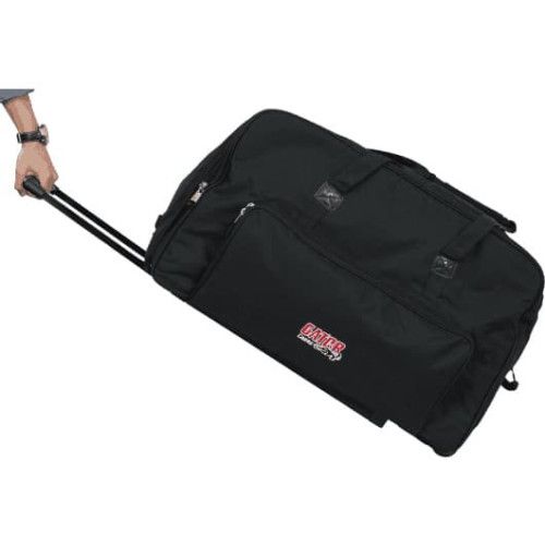 FUNDA REFORZADA PARA ALTAVOZ 15" "GATOR NYLON" - CON RUEDAS