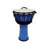 Djembe de 7? construído con PVC. Plastico de color azul claro