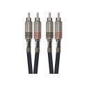 Cable de 6 metros de largo. 2 RCA machos a 2 RCA machos
