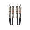 Cable de 6 metros de largo. 2 RCA machos a 2 RCA machos