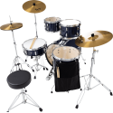 KIT ROADSHOW 2016B/1007T/1208T/1414F + 1405S Herrajes, Sillín & 3 Platos Solar - Royal Blue Me