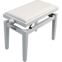 BANQUETA PIANO DELUXE PB100 MADERA - BLANCA MATE