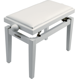 BANQUETA PIANO DELUXE PB100 MADERA - BLANCA MATE