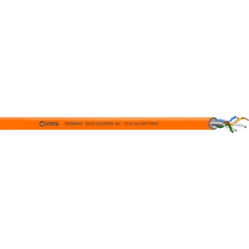 Bobina de 100m red cat6a para instalacion FRNC