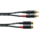Cable de audio RCA macho/hembra 3m