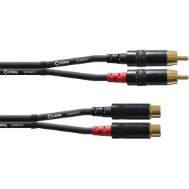 Cable de audio RCA macho/hembra 3m