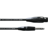 Cable de audio jack estéreo/XLR hembra 60 cm