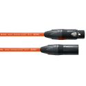 Cable de micrófono XLR 5 m naranja
