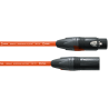 Cable de micrófono XLR 5 m naranja