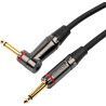 Cable de instrumento jack recto/jack acodado - 3 m
