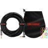 Cable de instrumento jack recto/jack acodado - 3 m