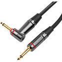 Cable de instrumento jack recto/jack acodado (con silent) - 3 m