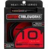 Cable de instrumento jack recto/jack acodado (con silent) - 3 m