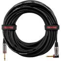 Cable de instrumento jack recto/jack acodado - 6 m