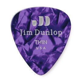 PACK 12 PÚAS GENUINE CELLULOID CLASSIC TUQUOISE - THIN