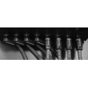 CABLE ALIMENTACIÓN SA FLAT Negro - 48 cm