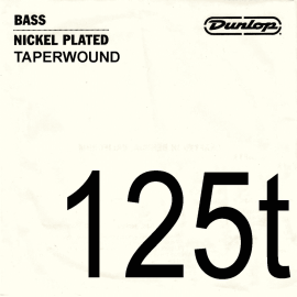 CUERDA BAJO DUNLOP NICKEL ENTORCHADO (TAPERED) .125