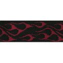 CORREA GUIT/ BAJO CLASSIC - ROJO FLAMEADO