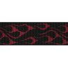 CORREA GUIT/ BAJO CLASSIC - ROJO FLAMEADO
