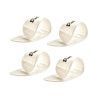 PLAYER'S PACK DE 4 POUCES BLANCS, LARGE
