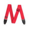 CORREA GUIT/ BAJO DELUXE SEATBELT - ROJA