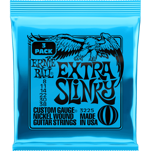 JUEGO ELÉCTRICA SLINKY EXTRA 8-38 TRIPACK (3)