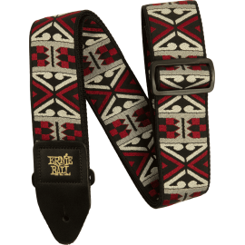 CORREA GUIT/ BAJO JACQUARD - PRIMAL RED