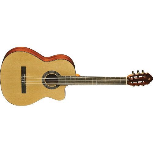 GUITARRA CLÁSICA 4/4 VIBRA 150 E/A CUTAWAY - NATURAL