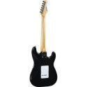 Guitarra eléctrica Eko Starter ST300 tipo Strat - Negra (zurdos)