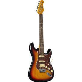 Guitarra eléctrica Eko Starter ST350 tipo Strat vintage HSS - Sunburst
