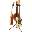 SOPORTE GUITARRA/BAJO TRIPLE UNIVERSAL CON AUTOBLOQUEO DE SEGURIDAD