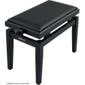 BANQUETA PIANO DELUXE PB100 MADERA - NEGRO BRILLANTE