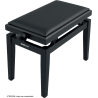BANQUETA PIANO DELUXE PB100 MADERA - NEGRO BRILLANTE