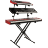 SOPORTE TECLADO QL623 FORMATO ""X"" 3 NIVELES / DOBLE PERFIL