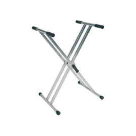 Soporte para teclados e instrumentos similares. Color titanio. Serie rotar