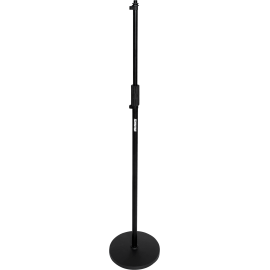 SOPORTE DE MICRÓFONO RECTO DE SUELO CON BASE REDONDA DE 25cm