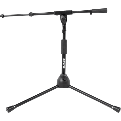 SOPORTE DE MICRÓFONO COMPACTO DE PERFIL BAJO CON BASE TRÍPODE Y ALTUR REGULABLE