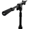 SOPORTE DE MICRÓFONO COMPACTO DE PERFIL BAJO CON BASE TRÍPODE Y ALTUR REGULABLE