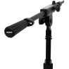 SOPORTE DE MICRÓFONO COMPACTO DE PERFIL BAJO CON BASE TRÍPODE Y ALTUR REGULABLE