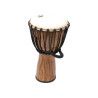 Djembe de 12? construído en PVC con diseño que imita a la madera. Permite regular la tensión para o