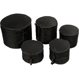 Fundas para kit estándar de batería. Para toms de 12" 13" 16" 22" y caja de 14x5.5"