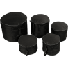 Fundas para kit estándar de batería. Para toms de 12" 13" 16" 22" y caja de 14x5.5"