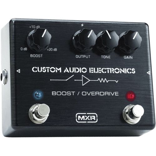 PEDAL MXR® FX BOOST/OVERDRIVE CUSTOM AUDIO