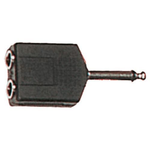 Adaptador de jack macho a jack hembra mono de 6.35 mm