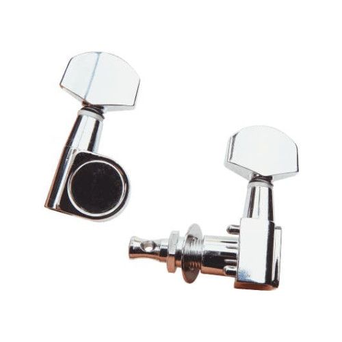Clavijas metálicas para guitarra eléctrica. Tipo Stratocaster tamaño mini. Radio 15:1