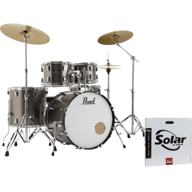 KIT ROADSHOW 2216B/1008T/1209T/1616F + 1455S Herrajes, Sillín & 3 Platos Solar - Bronze Metallic