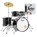 KIT ROADSHOW 2216B/1008T/1209T/1616F + 1455S con Herrajes & Platos Solar(2) - Jet Black