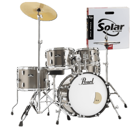 KIT ROADSHOW 1812B/1007T/1208T/1410F + 1305SHerrajes, Sillín & 2 Platos Solar - Bronze Metallic