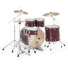 KIT EXX EXPORT 2216B/1007T/1208T/1616F + 1455S con Herrajes 834 & Platos SBR- Satin Scarlet