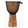 DJEMBE 12" PEARL MADERA CAOBA ROPE TUNED MALINKE VILLAGE